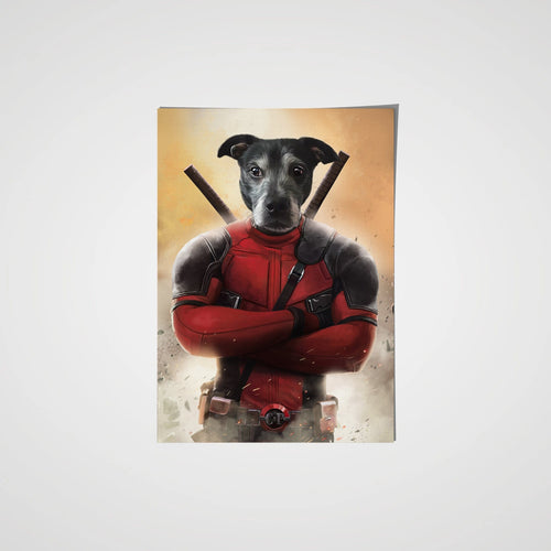 Crown and Paw - Poster The Deadpawl - Custom Pet Poster