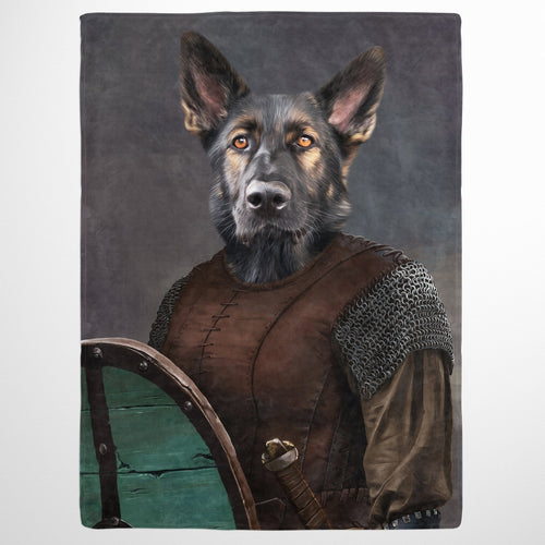 Crown and Paw - Blanket The Shieldmaiden - Custom Pet Blanket