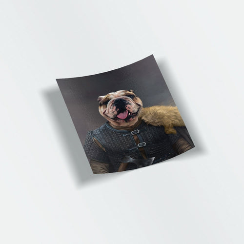 Crown and Paw - Sticker The Viking Leader - Custom Stickers