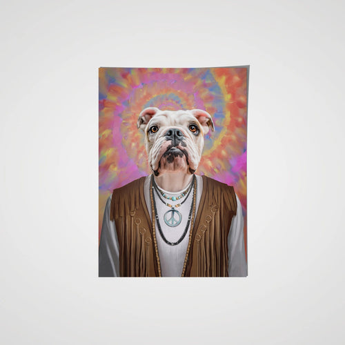 Crown and Paw - Poster The Hippie - Custom Pet Poster