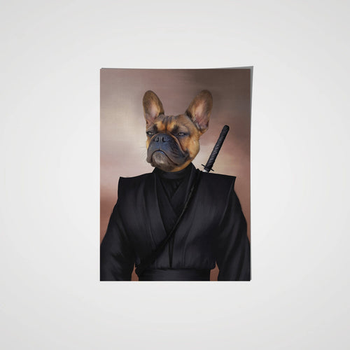 Crown and Paw - Poster The Ninja - Custom Pet Poster