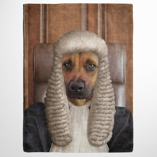 Crown and Paw - Blanket The Judge - Custom Pet Blanket
