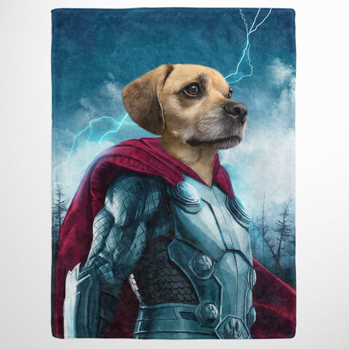 Crown and Paw - Blanket The Norse Hero - Custom Pet Blanket