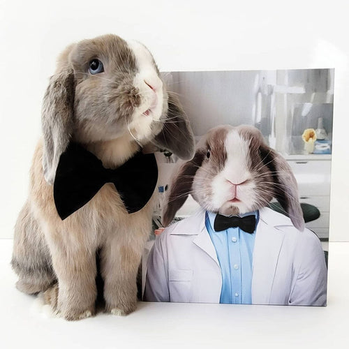 Crown and Paw - Canvas The Scientist - Custom Pet Canvas