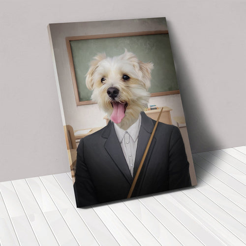Crown and Paw - Canvas The Teacher - Custom Pet Canvas