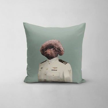 The Female Coast Guard - Custom Throw Pillow