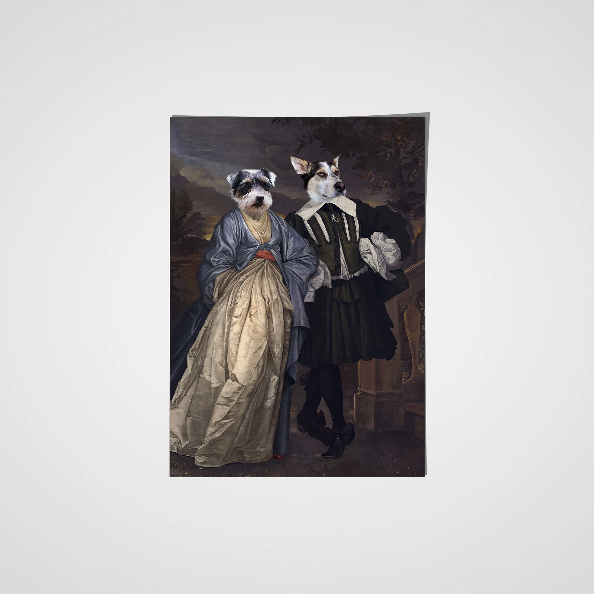 Crown and Paw - Poster The Midnight Stroll - Custom Pet Poster