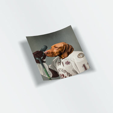 The Ice Hockey Player - Custom Stickers
