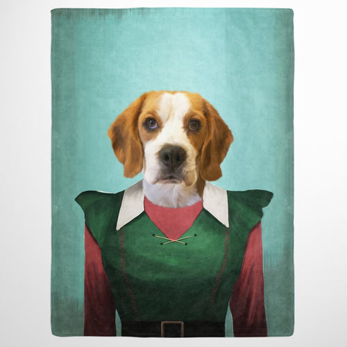 Crown and Paw - Blanket The Female Elf - Custom Pet Blanket
