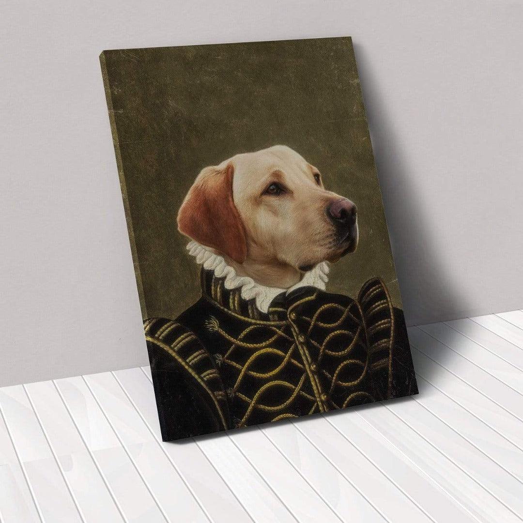 Crown and Paw - Canvas The Noble - Custom Pet Canvas