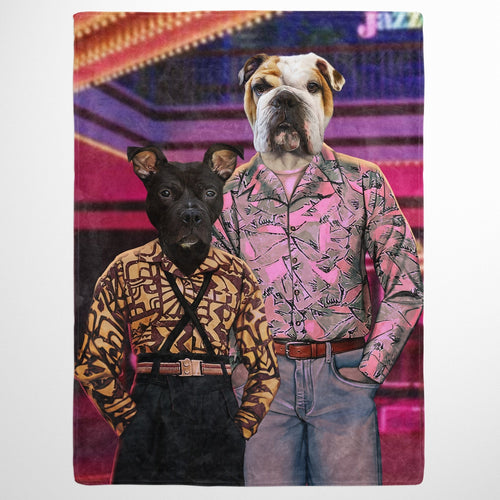 Crown and Paw - Blanket The 80's Heroes - Custom Pet Blanket