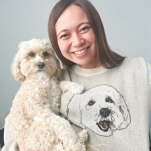 Crown and Paw - Knitwear Custom Knitted Pet Face Sweater