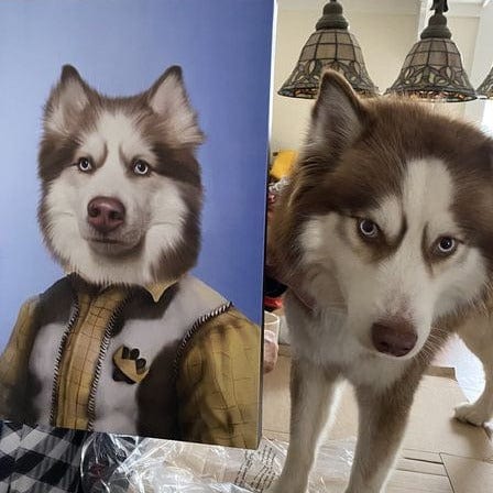 Crown and Paw - Canvas The Cowboy - Custom Pet Canvas