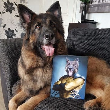 Crown and Paw - Canvas The Pawverine - Custom Pet Canvas