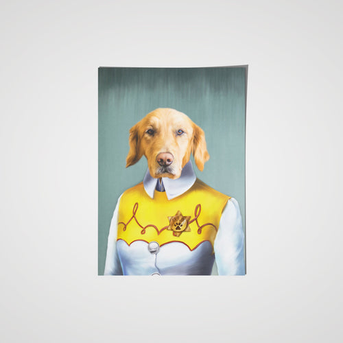 Crown and Paw - Poster The Cowgirl - Custom Pet Poster
