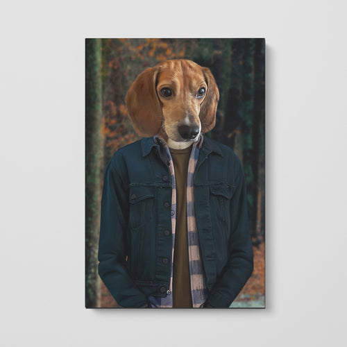 Crown and Paw - Canvas The 80's Brother - Custom Pet Canvas