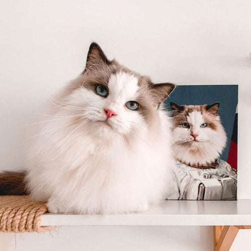 Crown and Paw - Canvas The Astronaut - Custom Pet Canvas