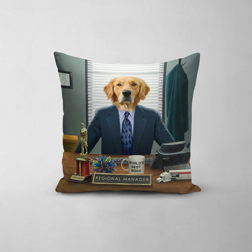 Crown and Paw - Throw Pillow The Best Boss - Custom Throw Pillow