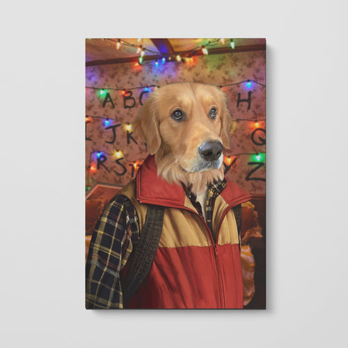Crown and Paw - Canvas The Best Friend - Custom Pet Canvas 8" x 10" / Wall of Lights