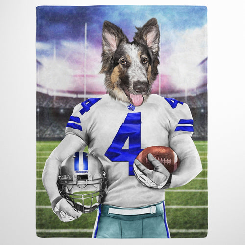Crown and Paw - Blanket The Dallas Goodboys - Custom Pet Blanket