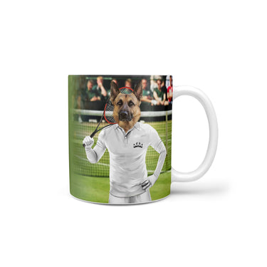 Male Tennis Player - Custom Mug
