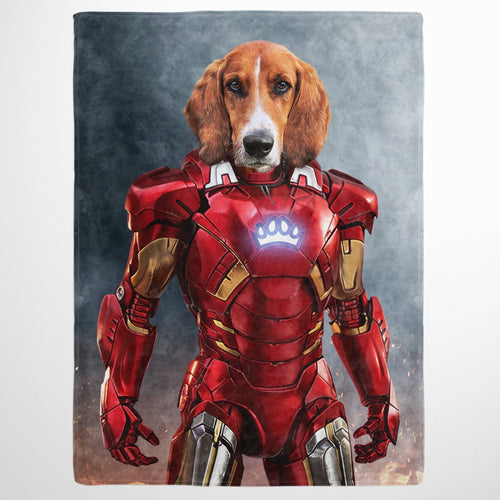 Crown and Paw - Blanket The Rich Hero - Custom Pet Blanket