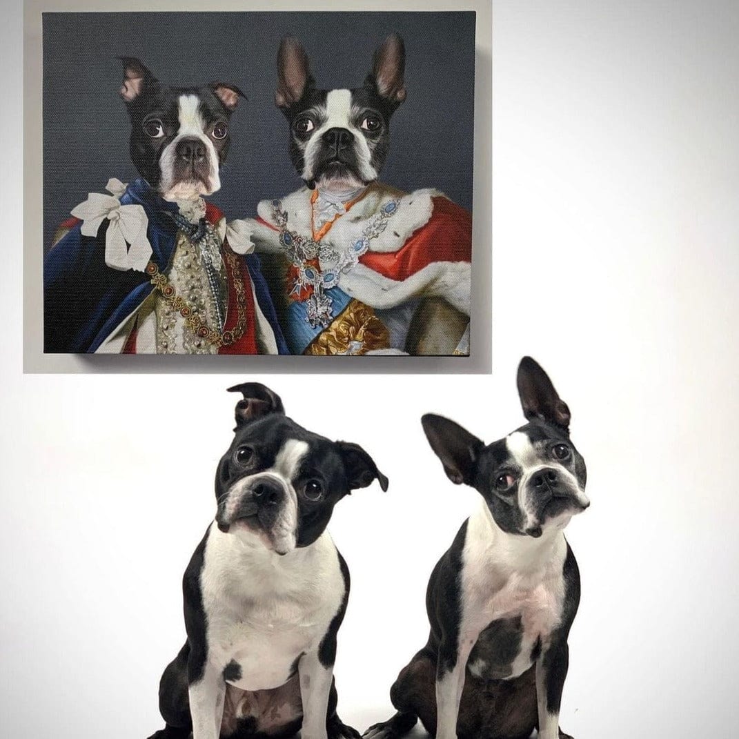 Crown and Paw - Canvas The Rulers - Custom Pet Canvas