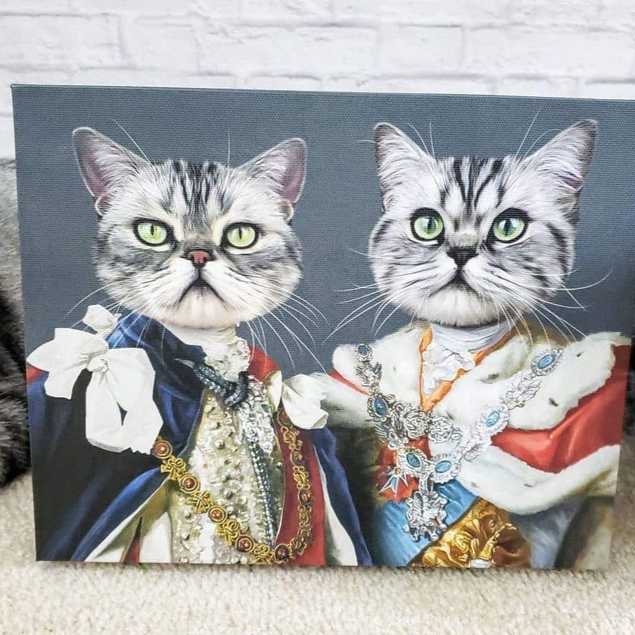 Crown and Paw - Canvas The Rulers - Custom Pet Canvas
