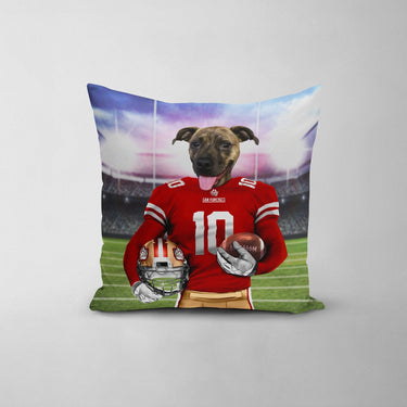 The Pawty Niners - Custom Throw Pillow