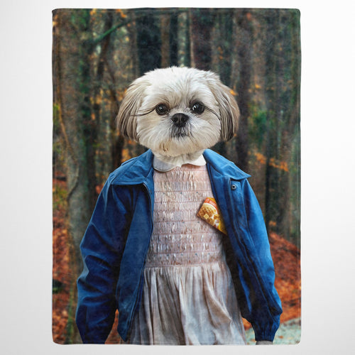 Crown and Paw - Blanket The Strange Girl - Custom Pet Blanket 30" x 40" / The Woods