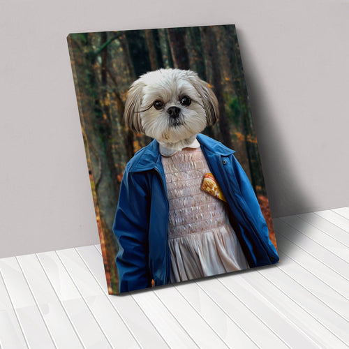 Crown and Paw - Canvas The Strange Girl - Custom Pet Canvas