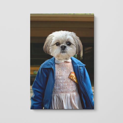 Crown and Paw - Canvas The Strange Girl - Custom Pet Canvas 8" x 10" / Garage