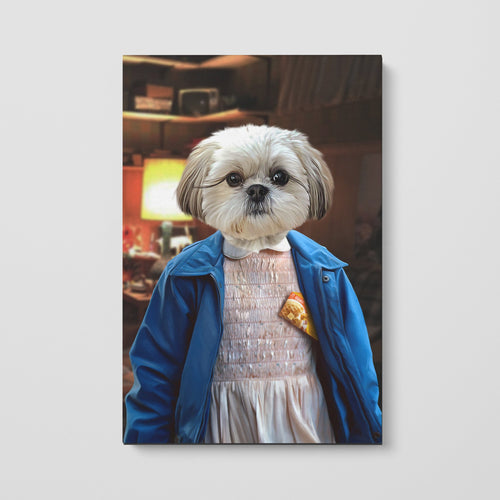 Crown and Paw - Canvas The Strange Girl - Custom Pet Canvas 8" x 10" / Basement