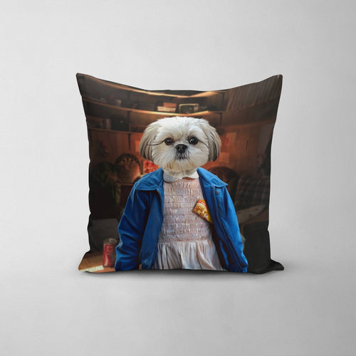 Crown and Paw - Throw Pillow The Strange Girl - Custom Throw Pillow 14" x 14" / Basement