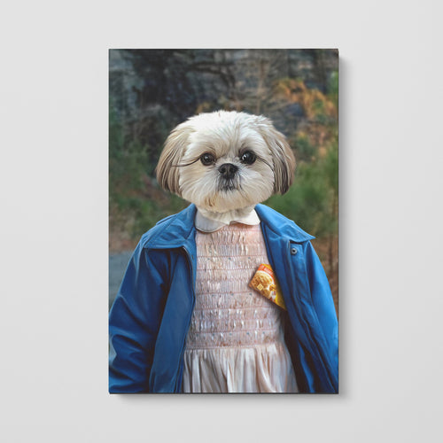Crown and Paw - Canvas The Strange Girl - Custom Pet Canvas 8" x 10" / Roadside