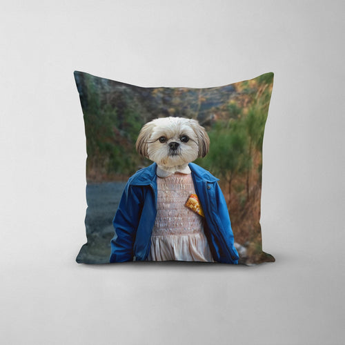 Crown and Paw - Throw Pillow The Strange Girl - Custom Throw Pillow 14" x 14" / Roadside
