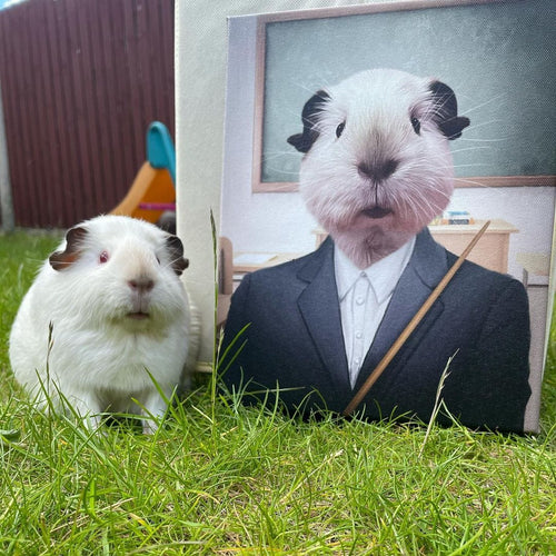 Crown and Paw - Canvas The Teacher - Custom Pet Canvas