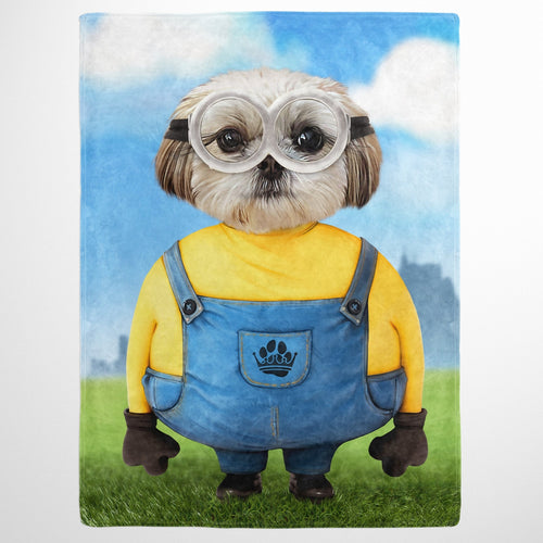 Crown and Paw - Blanket The Yellow Creature - Custom Pet Blanket
