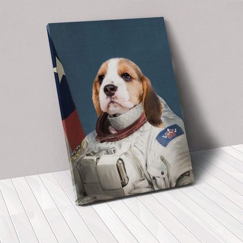 Crown and Paw - Canvas The Astronaut - Custom Pet Canvas