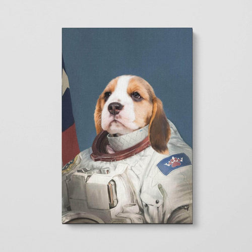 Crown and Paw - Canvas The Astronaut - Custom Pet Canvas