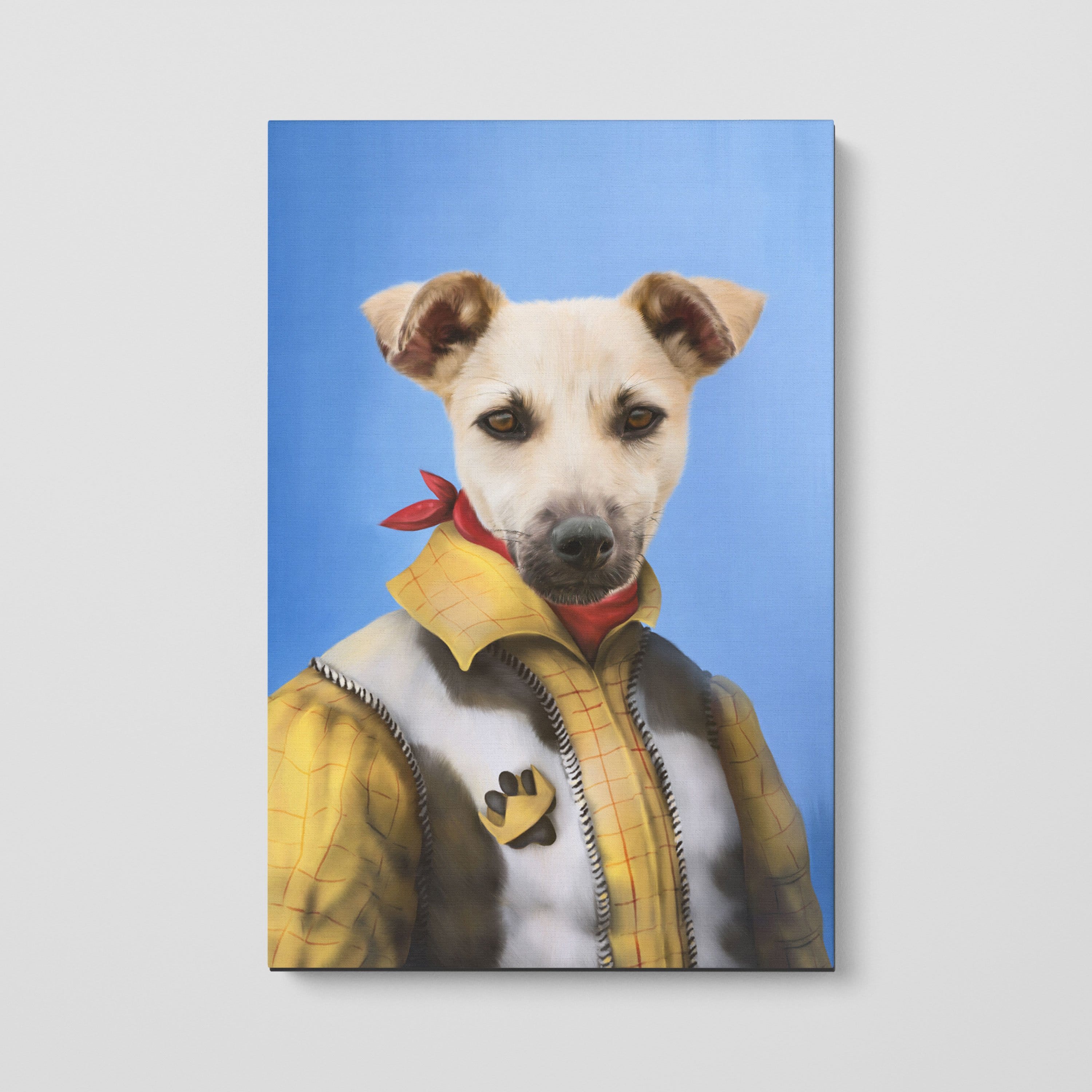 Crown and Paw - Canvas The Cowboy - Custom Pet Canvas