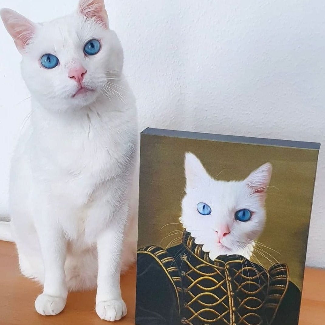 Crown and Paw - Canvas The Noble - Custom Pet Canvas