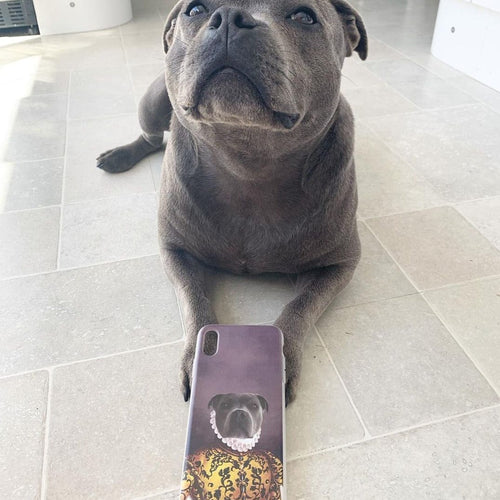 Crown and Paw - Phone Case The Golden Queen - Custom Pet Phone Case