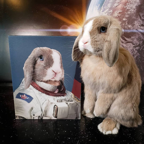 Crown and Paw - Canvas The Astronaut - Custom Pet Canvas