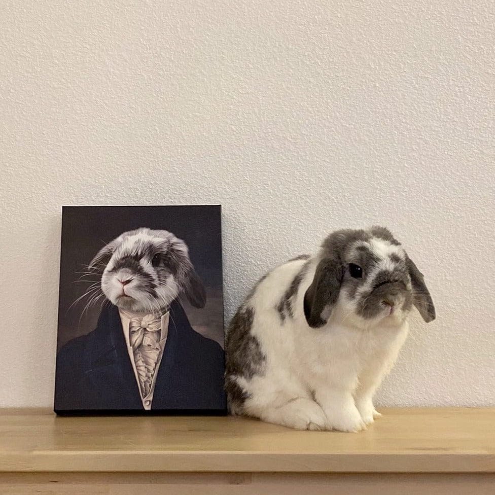 Crown and Paw - Canvas The Aristocrat - Custom Pet Canvas