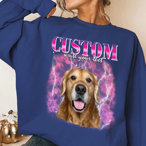 Custom Vintage Style Pet Sweatshirt