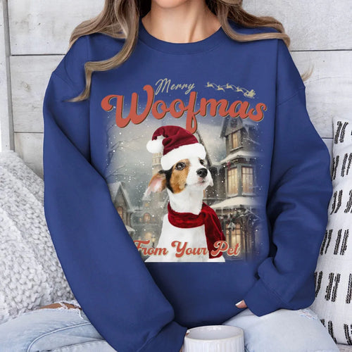 Custom Vintage Christmas Pet Sweatshirt