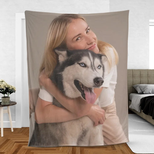 Fleece Blanket Mockup 4