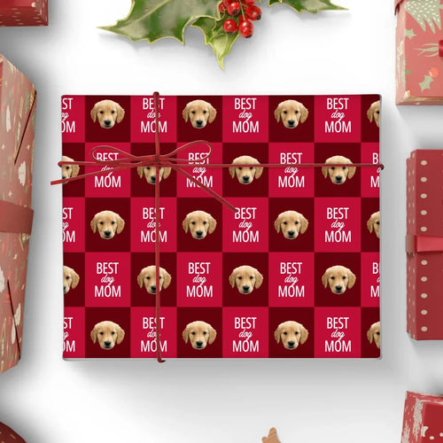 30x35.5 Wrapping Paper Christmas Mock Up Base Image