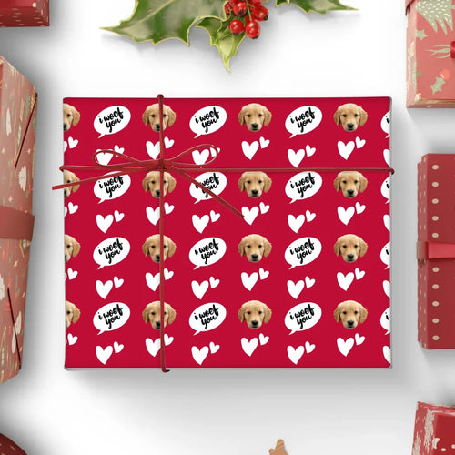 30x35.5 Wrapping Paper Christmas Mock Up Base Image